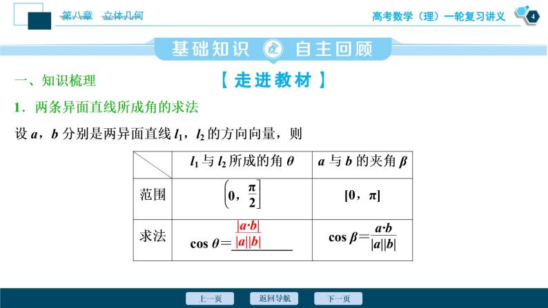 高考数学（理）一轮复习课件+讲义  第8章 第7讲　立体几何中的向量方法05