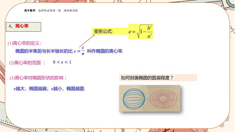 湘教版高中数学选择性必修第一册3.1 椭圆-3.1.2椭圆的简单几何性质（课件PPT）第7页