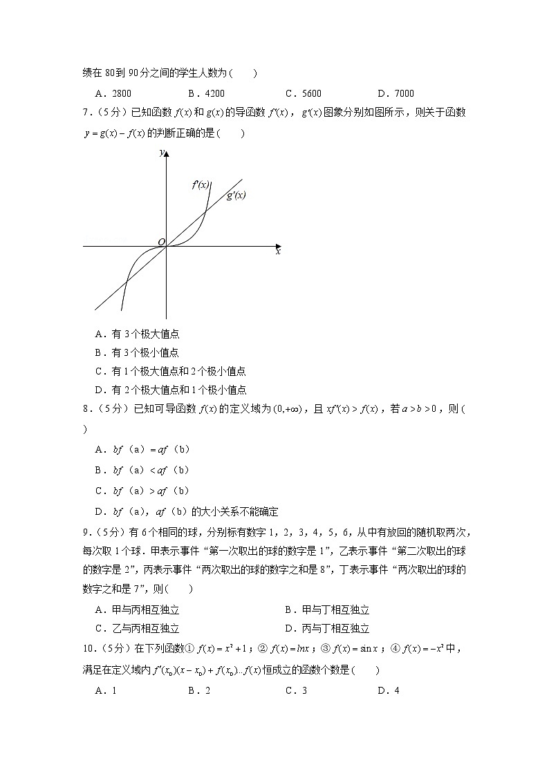 2021-2022学年北京市中国人民大学附属中学朝阳学校高二下学期数学期中测试数学试题 解析版02
