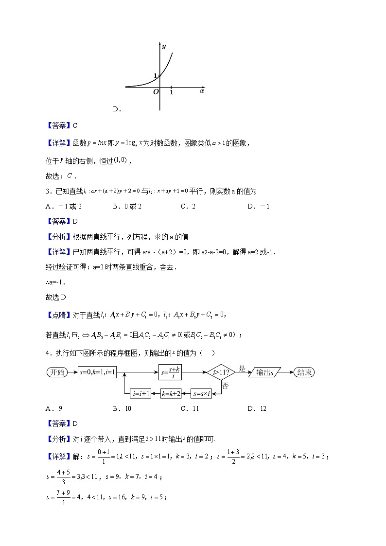 2021-2022学年广西梧州市藤县第六中学高二上学期期末热身考试数学（文）试题（解析版）第2页
