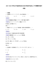 2021-2022学年辽宁省沈阳市东北育才双语学校高二下学期期中数学试题（解析版）