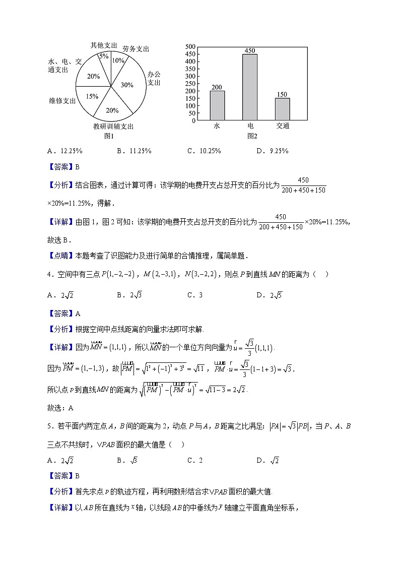 2022-2023学年湖北省宜昌市当阳市第一高级中学高二上学期12月月考数学试题（解析版）02