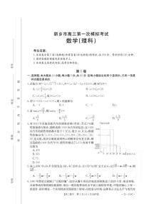 2022-2023学年河南省新乡市高三第一次模拟考试 数学（理） PDF版