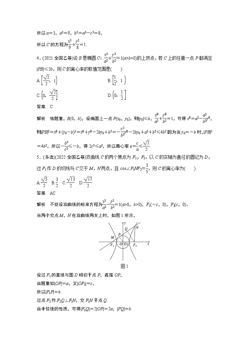 2023版考前三个月冲刺专题练　第25练　圆锥曲线的方程与性质第2页
