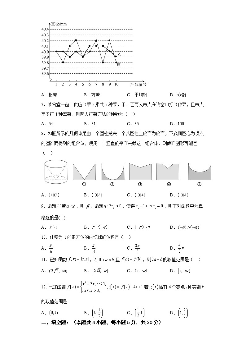 2022-2023学年陕西省西安市铁一中学高三上学期1月期末考试数学理试题含答案02