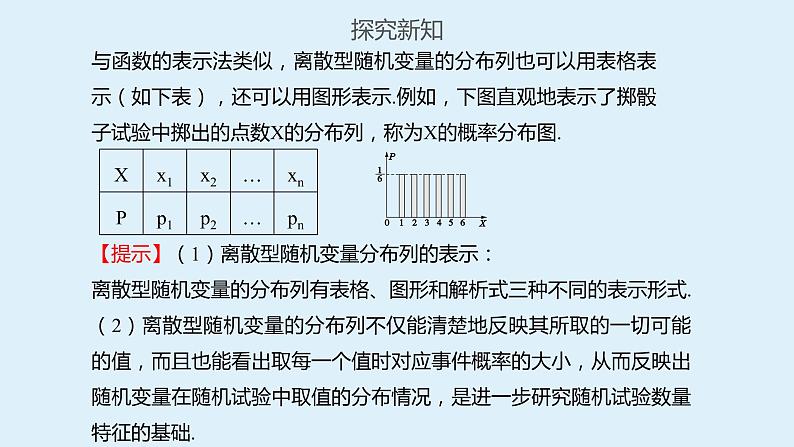人教A版高二数学选择性必修第三册7-2离散型随机变量及其分布列课件107