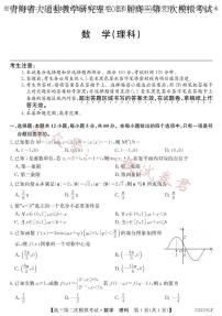 2023届青海省西宁市大通回族土族自治县高三二模数学理试题