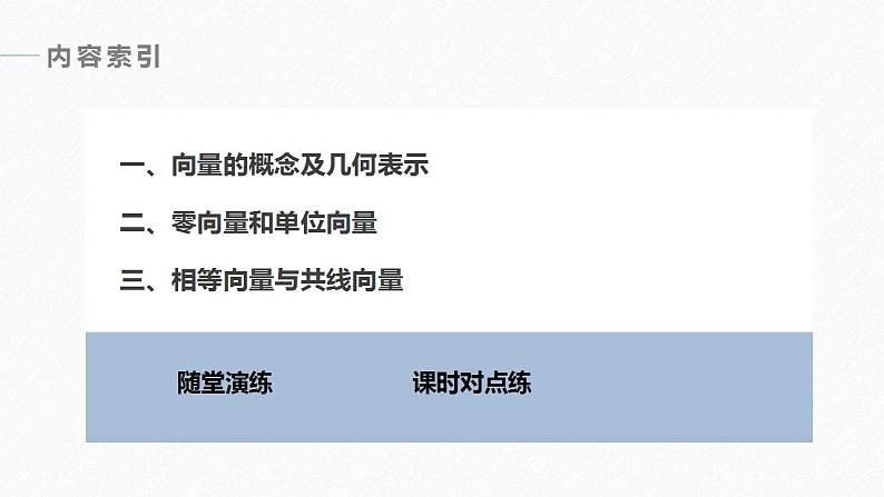 高中数学新教材必修第二册课件PPT    第6章 §6.1　平面向量的概念06