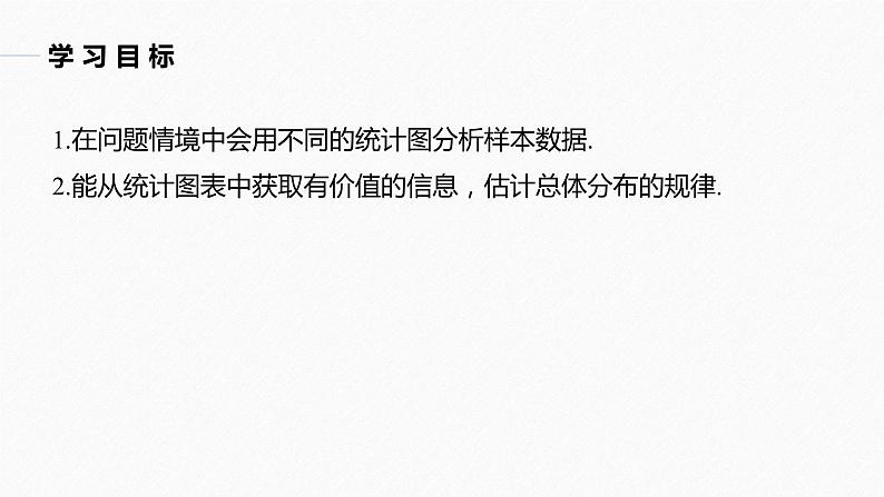 高中数学新教材必修第二册课件PPT    第9章 §9.2 9.2.1 第2课时　统计图表的识别04