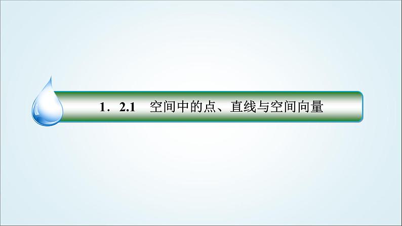 人教B版高中数学选择性必修第一册1-2-1空间中的点、直线与空间向量课件03