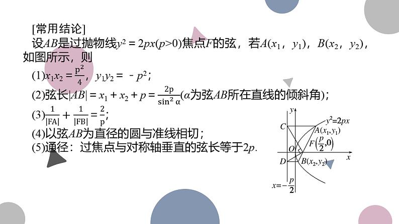 高考复习 8.10 直线与抛物线课件PPT第4页