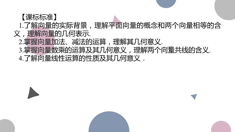 高考复习 5.1　平面向量的概念及线性运算课件PPT第2页