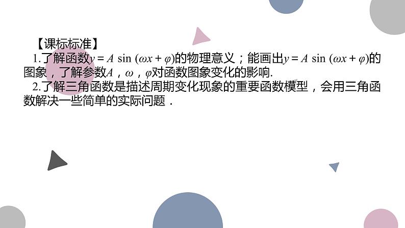 高考复习 4.6　函数y＝A sin (ωx＋φ)的图象及应用课件PPT第2页