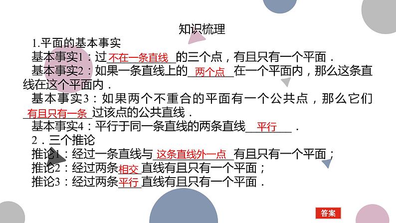 高考复习 7.2　空间点、直线、平面的位置关系课件PPT03