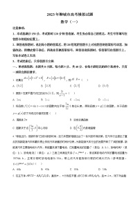 山东省聊城市2023届高三一模数学试题（含答案）