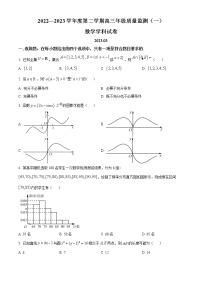 天津市南开区2022-2023学年高三下学期质量检测（一）数学试题
