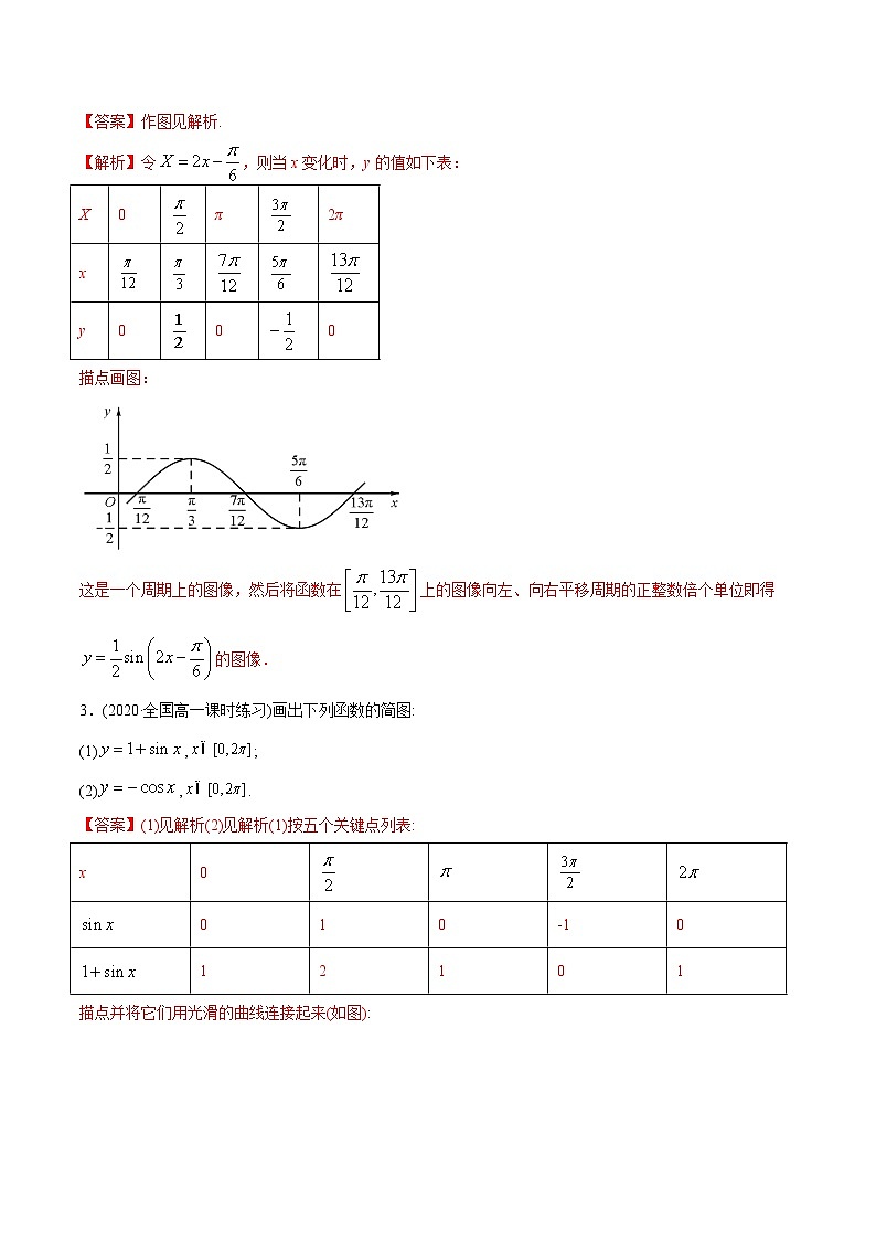 高中数学新教材同步讲义（必修第一册）  5.4 三角函数的图象与性质（精练）02