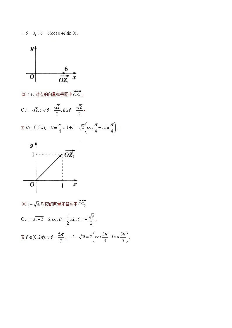 高中数学新教材同步讲义（必修第二册）  7.3 复数的三角表示（精练）02