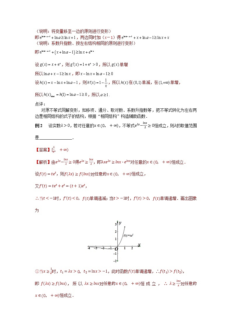 高考数学必刷压轴小题（选择+填空）  专题15 跨阶同构 （新高考地区专用）02