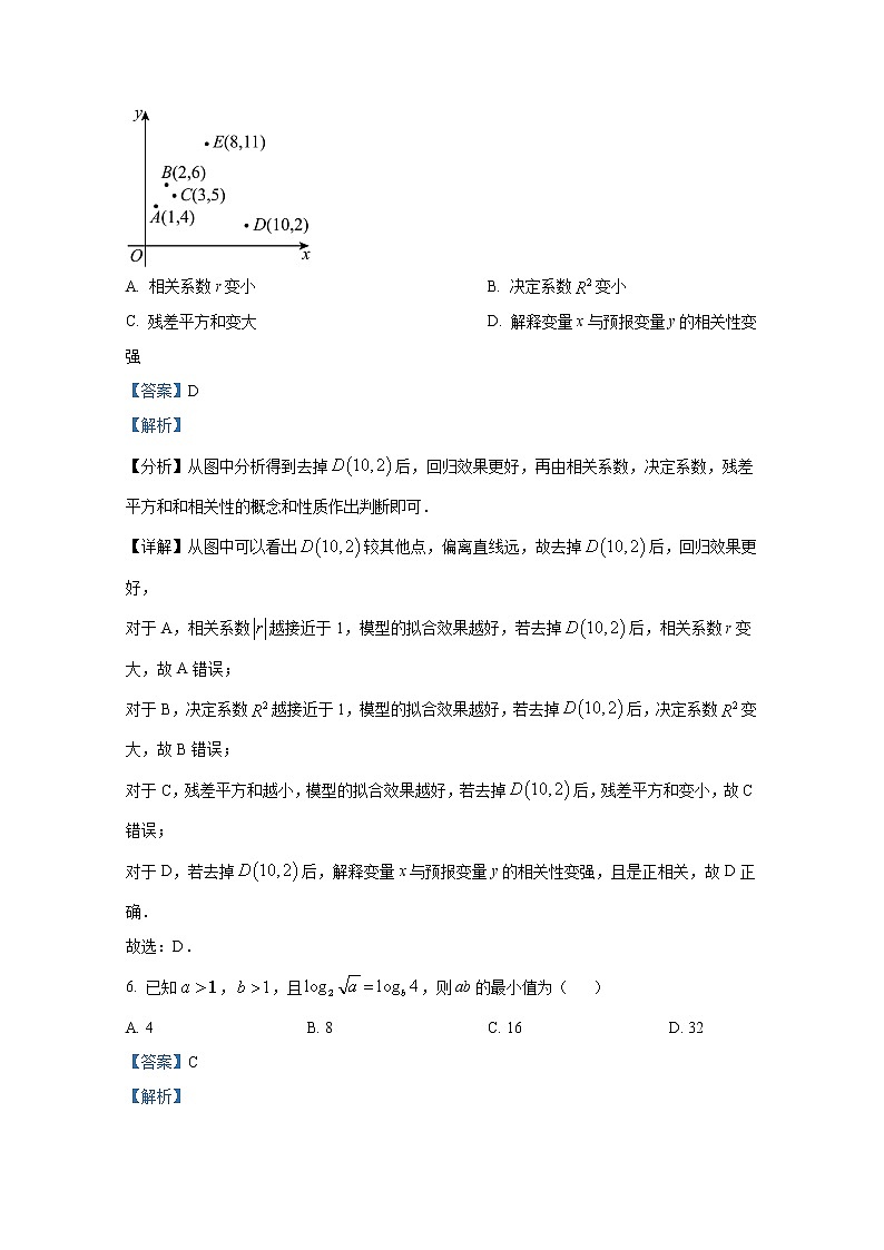 浙江省杭州市2022-2023学年高三数学下学期4月教学测试（二模）试题（Word版附解析）第3页