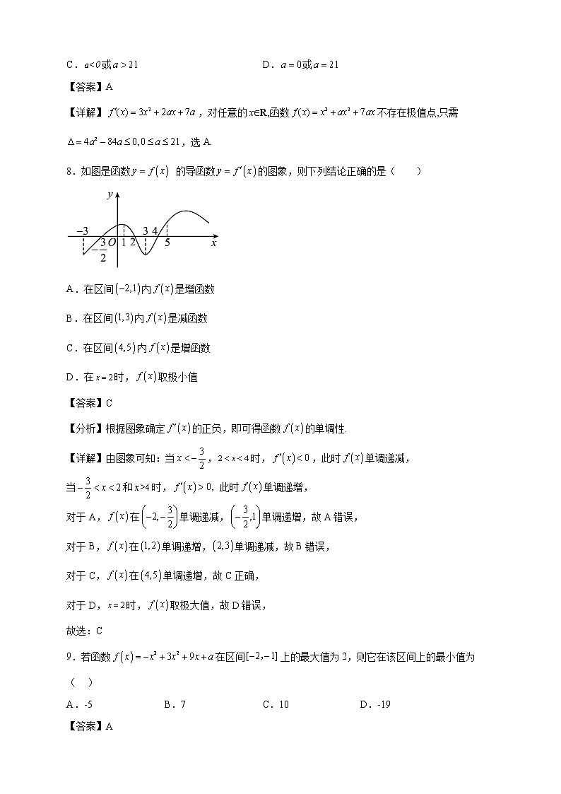 2021-2022学年海南省新盈中学高二年级下册学期期中考试模拟数学试题【含答案】03