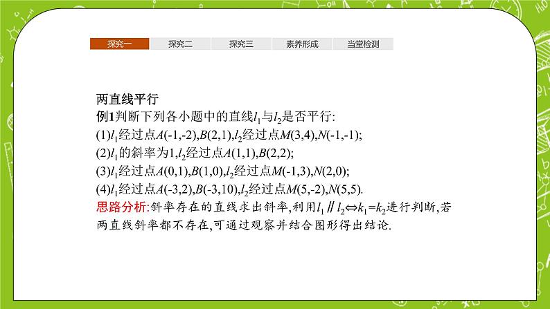 人教A版高中数学选择性必修一《2.1.2两条直线平行和垂直的判定》PPT课件08