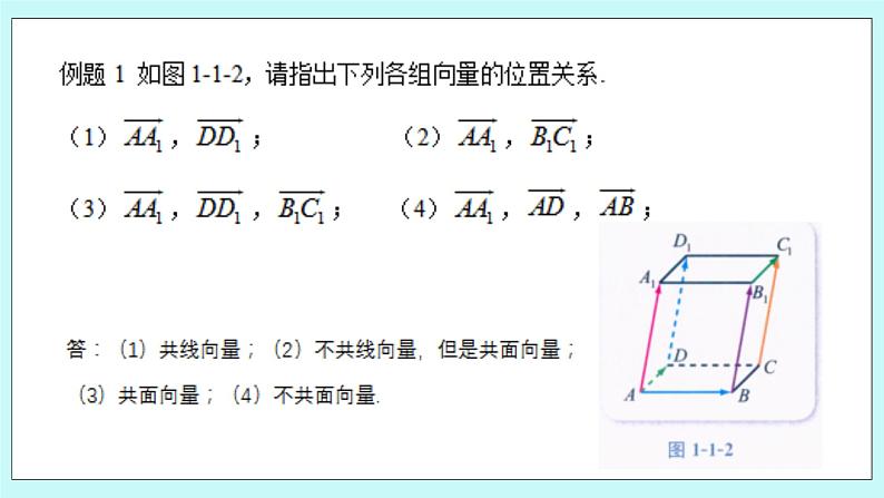 人教B版高中数学选择性必修第一册1.1.1 《空间向量及其运算》课件+教案06