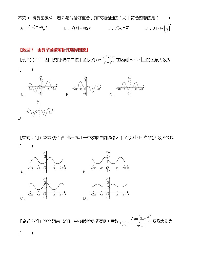 2023年高考数学【热点·重点·难点】专练 热点2-4 函数的图象与函数的零点10大题型