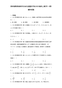 贵州省黔西南州兴义市义龙蓝天学校2023届高三数学（一模）理科试题