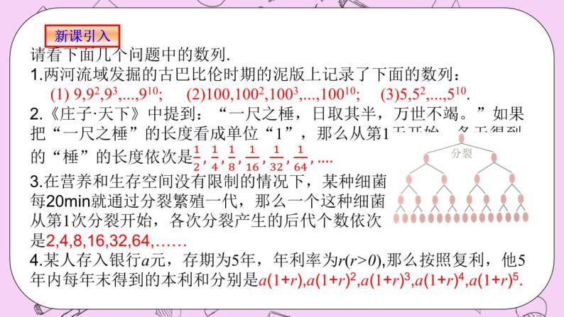 人教A版高中数学选择性必修二《4.3.1等比数列1》PPT课件03