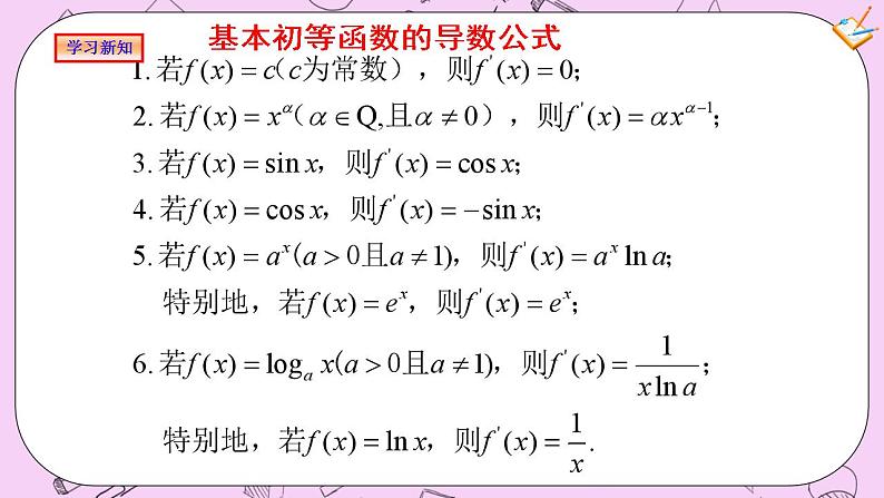 人教A版高中数学选择性必修二《5.2导数的运算 PPT》课件06