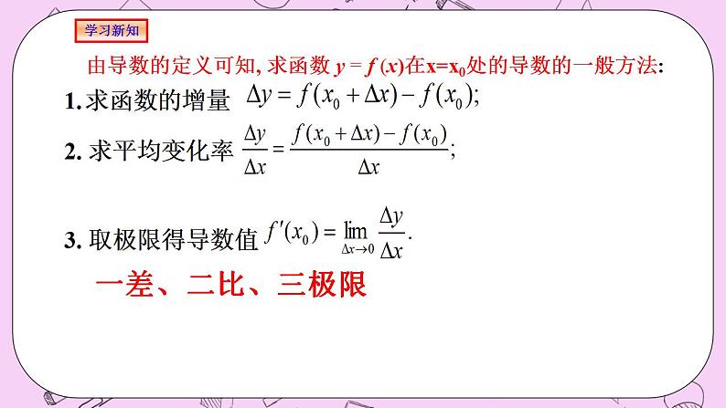 人教A版高中数学选择性必修二《　5.1.2 导数的概念及其几何意义 》PPT课件04