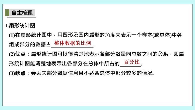 新湘教版高中数学必修一《第一课时　扇形、条形和折线统计图》PPT课件+教案05