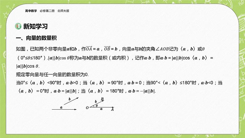 北师大版高中数学必修第二册2.5从力的做功到向量的数量积课件+练习（含答案）03