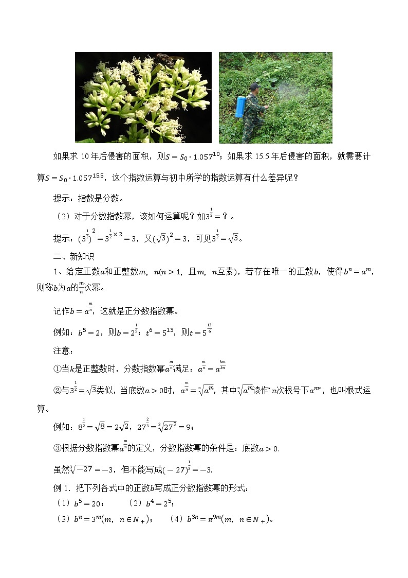 北师大版（2019）数学必修第一册3.1《指数幂的拓展》课件＋教案＋学案02