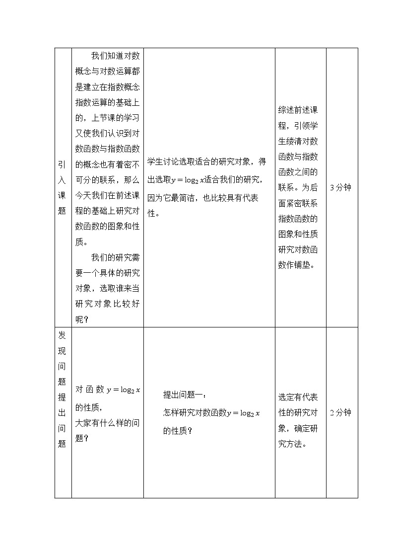 北师大版（2019）数学必修第一册4.3.2《对数函数的图象和性质》课件＋教案＋学案02
