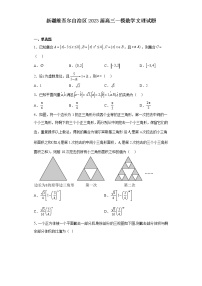 新疆维吾尔自治区2023届高三一模数学文理试题
