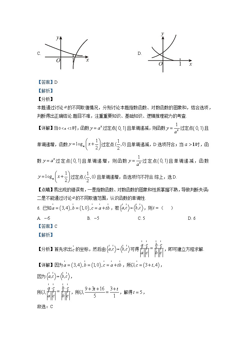 广东省广州市第二中学2022-2023学年高一数学下学期3月月考试题（Word版附解析）03