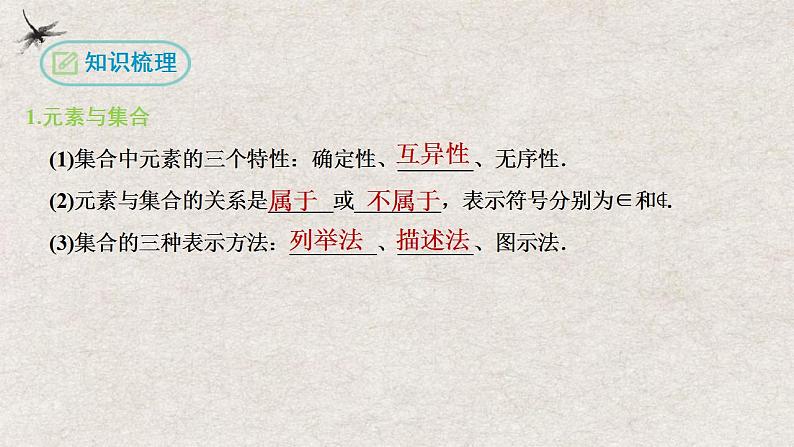 第一章 集合与常用逻辑用语【过知识】（课件）-2022-2023学年高一数学单元复习（人教A版2019必修第一册）04