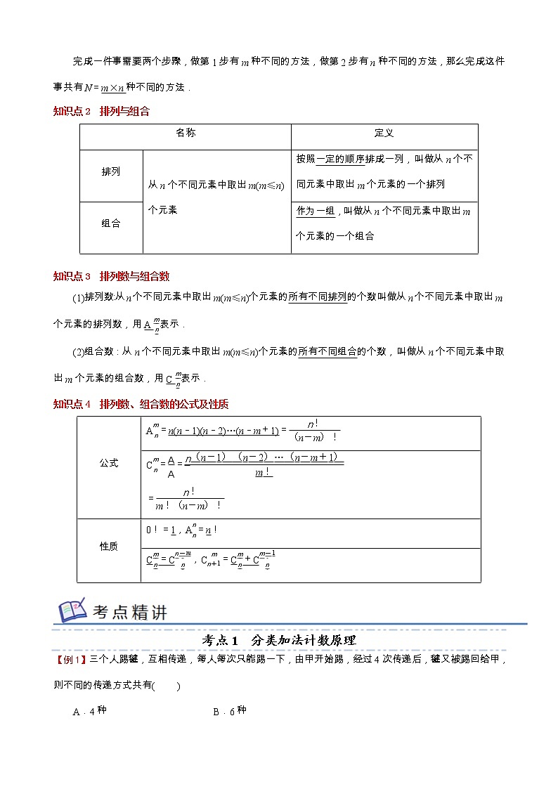 专题03 计数原理、排列、组合（知识串讲 热考题型 专题训练）-2022-2023学年高二数学下学期期中期末考点大串讲（苏教版2019选择性必修第二册）02