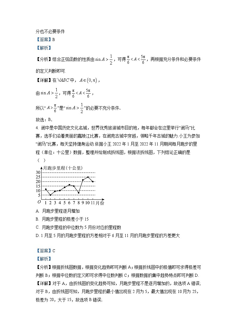 四川省阆中中学2022-2023学年高三数学（理）下学期4月月考试题（Word版附解析）02
