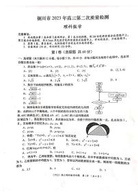 陕西省铜川市高三第二次模拟考试理数试题及答案