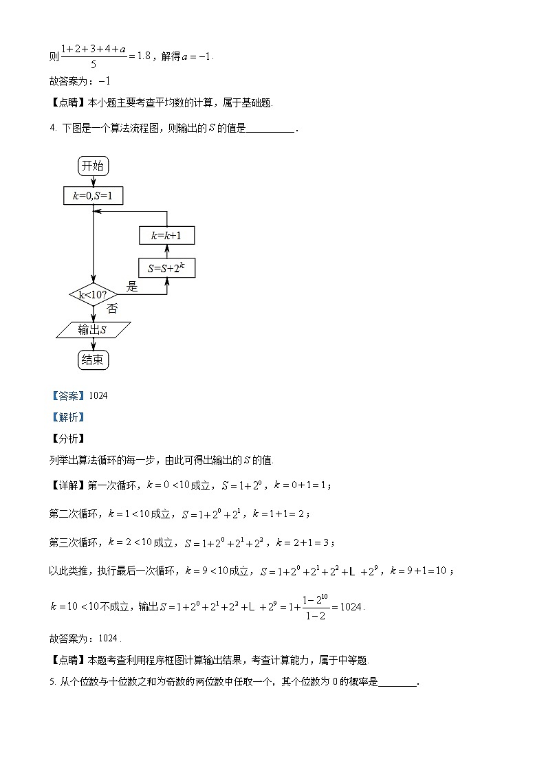 2020届江苏省南京师范大附中高三下学期6月高考模拟(2)数学试题02