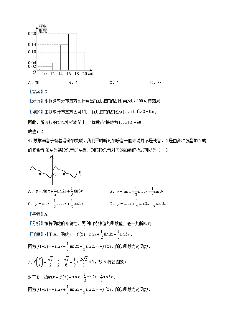 2023届四川省广安市高三第二次诊断性考试数学（理）试题含解析02