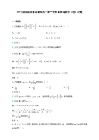 2023届河南省平许济洛高三第二次质量检测数学（理）试题含解析