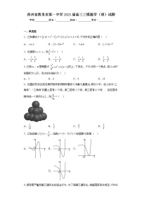 贵州省凯里市第一中学2023届高三三模数学（理）试题（含答案）