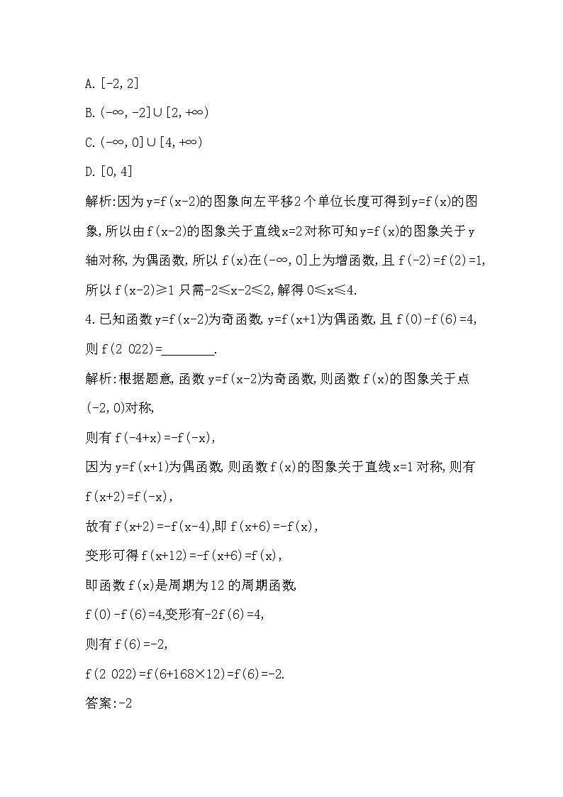 2024高考数学一轮总复习（导与练）第二章 培优课(一)　抽象函数的性质第2页