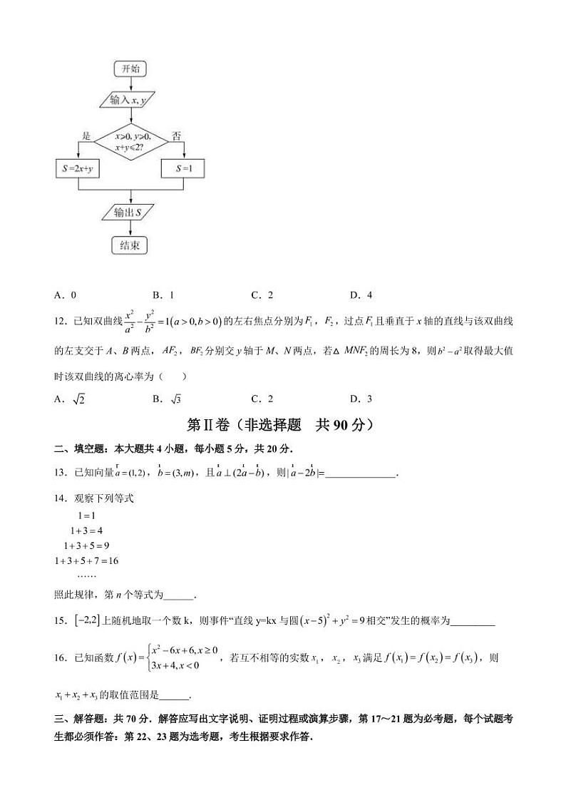 2022届陕西省咸阳市高三下学期4月高考模拟检测(三)文科数学试题（PDF版）03