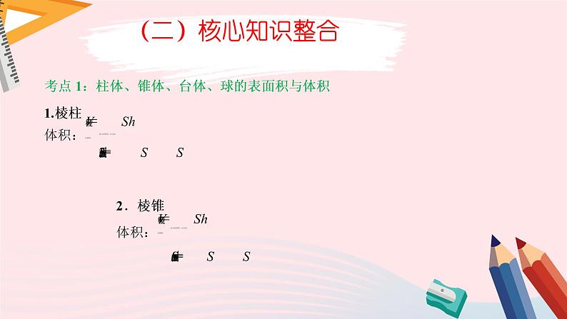 2023届高三数学二轮复习备考 空间几何体的表面积与体积课件第4页