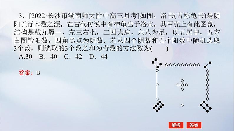 （统考版）2023高考数学二轮专题复习 第二篇 必备知识为基（练基础 快增分）第4讲　计数原理、二项式定理课件第8页